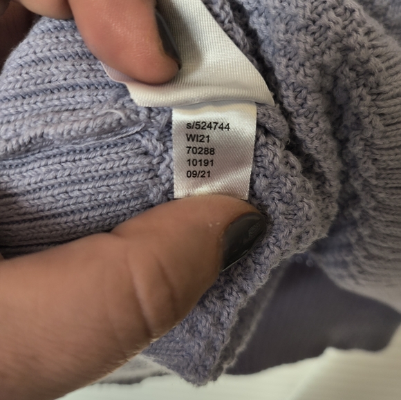 Ann Taylor Loft Women's Lavender Long Sweater Size Medium - Picture 10 of 14